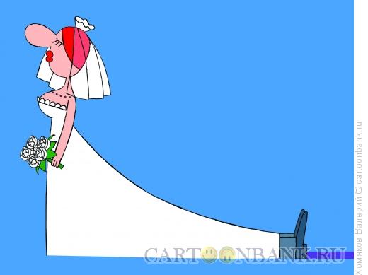 Карикатура: Жених и невеста, Хомяков Валерий