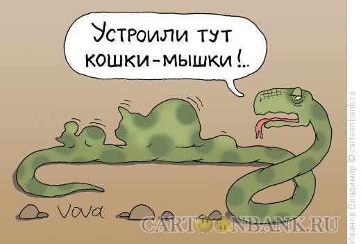 Карикатура: Кошки-мышки, Иванов Владимир