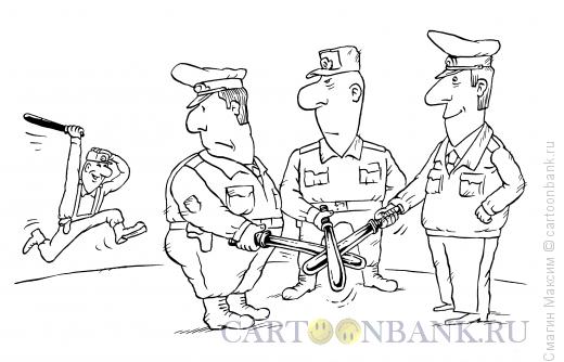Карикатура: Клятва полицейских, Смагин Максим