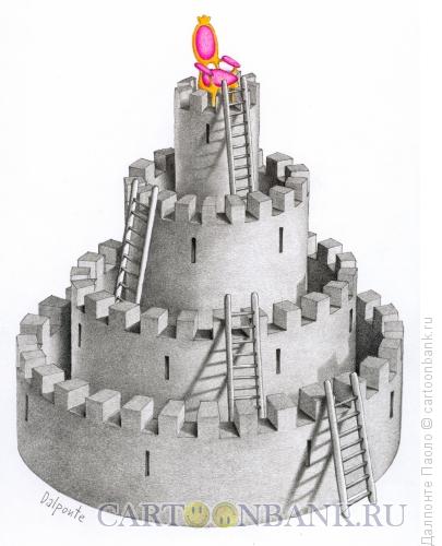 Карикатура: Круглый замок, Далпонте Паоло