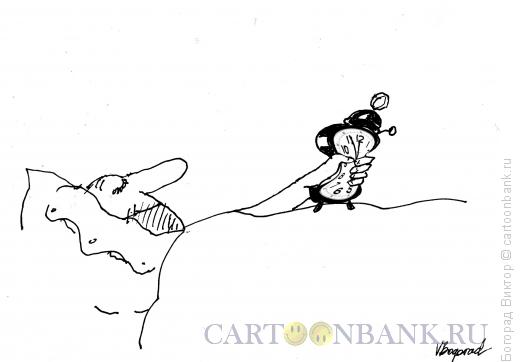 Карикатура: Смерть будильникам!, Богорад Виктор