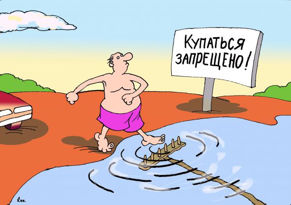 Карикатура: Грабли, Николай Кинчаров
