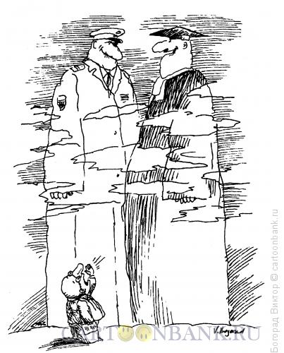 Карикатура: Небожители, Богорад Виктор