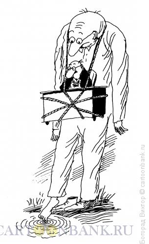 Карикатура: Камень на шее, Богорад Виктор