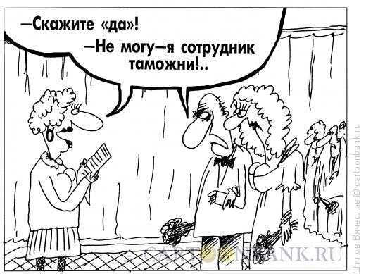 Карикатура: Бракосочетание, Шилов Вячеслав