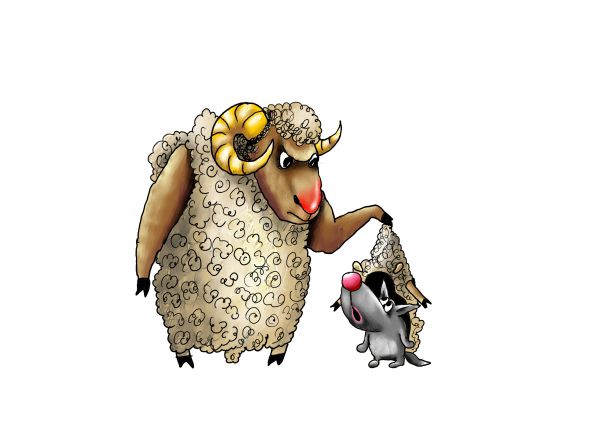 Карикатура: В овечьей шкуре, Александр Ануфриев