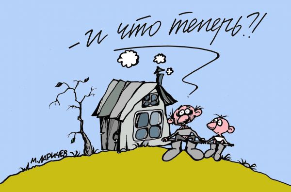 Карикатура: Настоящий мужчина, Михаил Ларичев