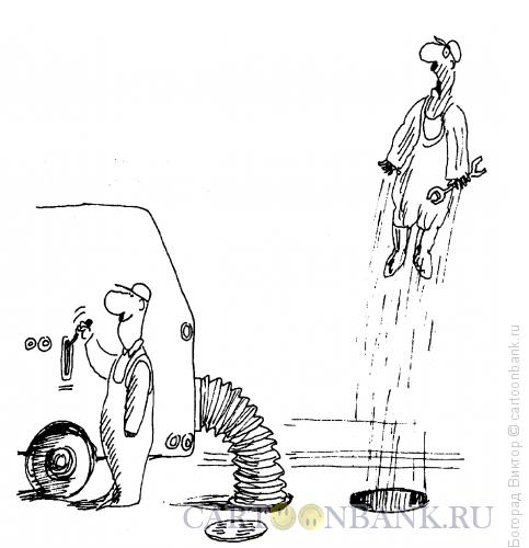Карикатура: Техника безопасности, Богорад Виктор