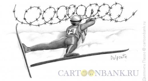 Карикатура: биатлон, Далпонте Паоло