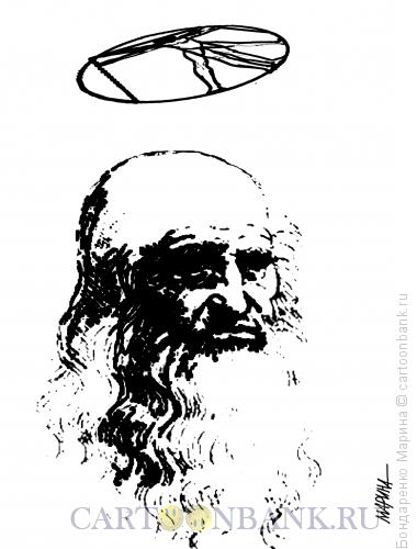 Карикатура: Святой Леонардо, Бондаренко Марина