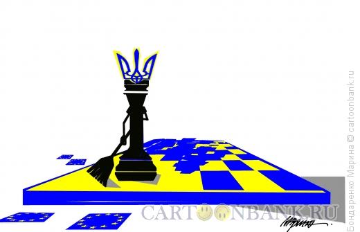 Карикатура: Украина, Чистильщик, Бондаренко Марина