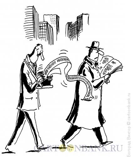 Карикатура: Пресса и карман читателя, Богорад Виктор
