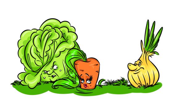 Карикатура: Овощи, Эфен Гайдэ