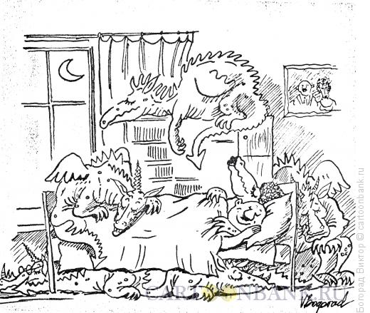 Карикатура: Родственники жены понаехали, Богорад Виктор