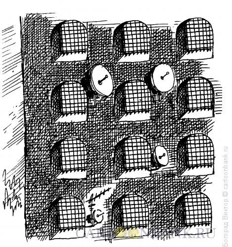 Карикатура: Везде можно жить, Богорад Виктор