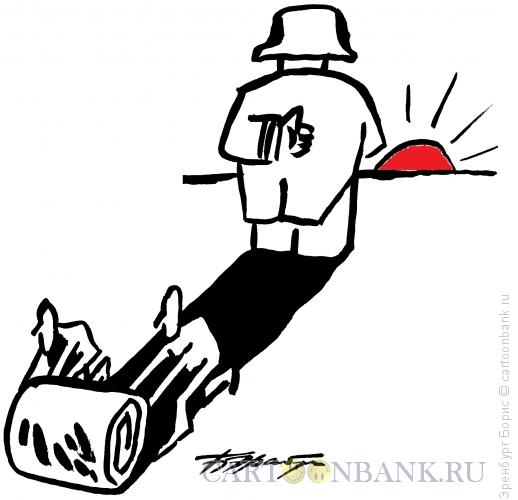Карикатура: на закате, Эренбург Борис