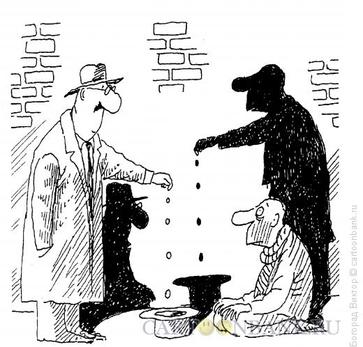 Карикатура: Тени, Богорад Виктор