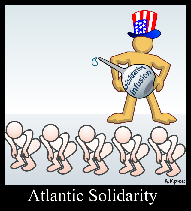 Карикатура: Atlantic Solidarity, Андрей Крюк