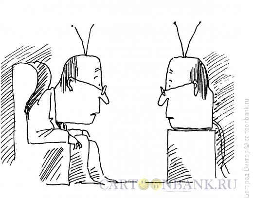 Карикатура: Две башки, Богорад Виктор