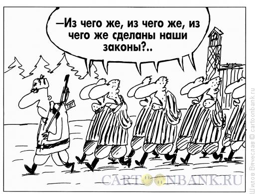 Карикатура: Наши законы, Шилов Вячеслав
