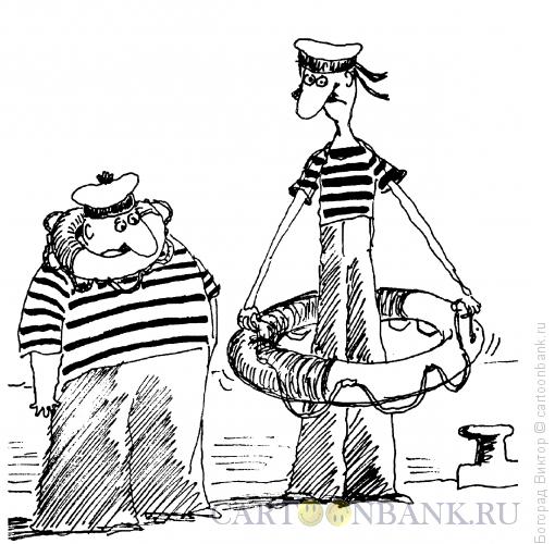 Карикатура: Спасательный круг, Богорад Виктор