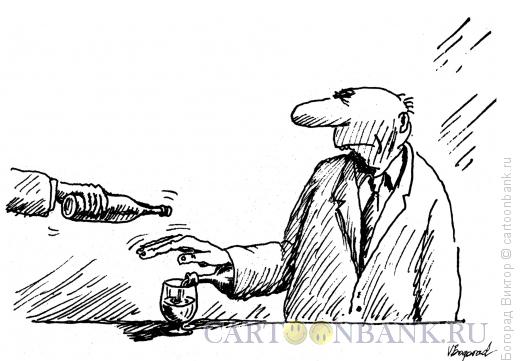 Карикатура: Непьющий, Богорад Виктор