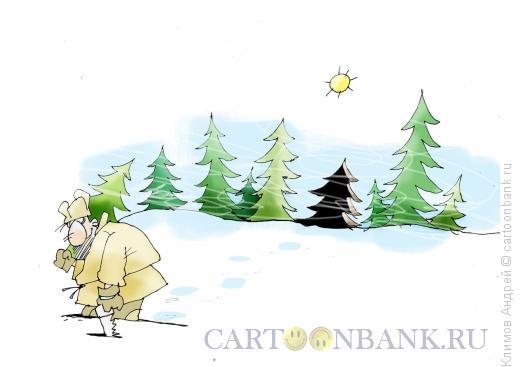Карикатура: Елка, Климов Андрей
