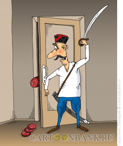 Карикатура: Психическая атака, Тарасенко Валерий