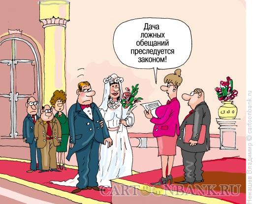 Карикатура: свадьба, Ненашев Владимир