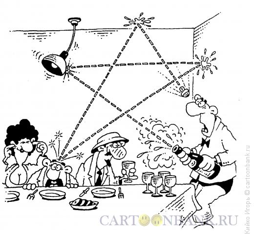 Карикатура: Праздничная звезда, Кийко Игорь