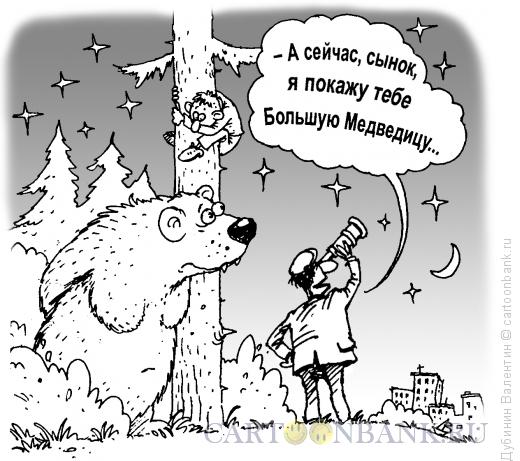 Карикатура: Большая медведица, Дубинин Валентин