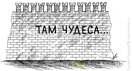 Карикатура: кремлёвская стена, Гурский Аркадий