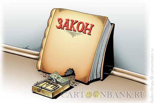 Карикатура: Дырка в законе, Кийко Игорь