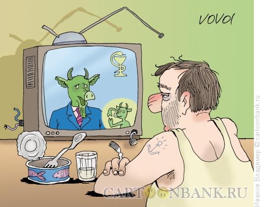 Карикатура: Спецвыпуск новостей, Иванов Владимир