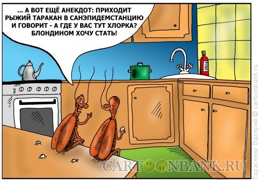 Карикатура: Рыжий таракан, Тарасенко Валерий