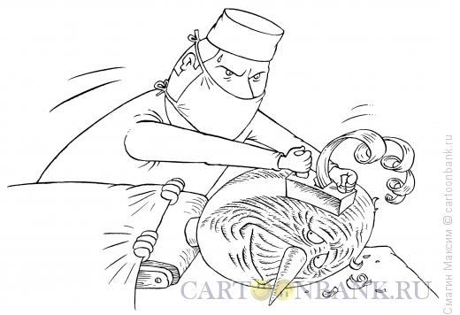 Карикатура: Пластический хирург, Смагин Максим