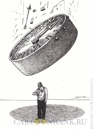 Карикатура: Который час?, Дергачёв Олег