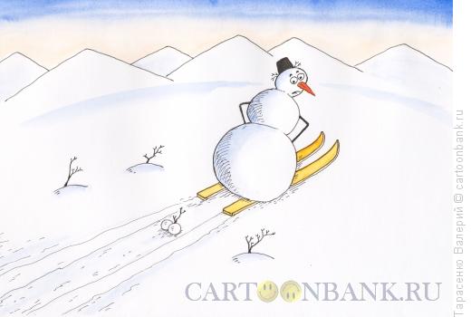Карикатура: Снежки, Тарасенко Валерий