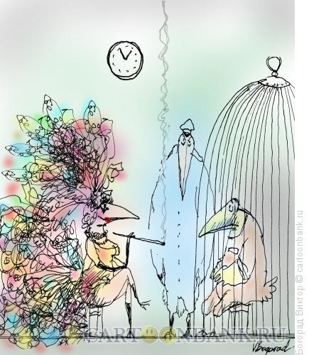Карикатура: Тюремное свидание 2, Богорад Виктор