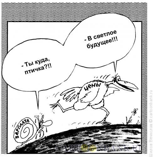 Карикатура: Гонка, Шилов Вячеслав