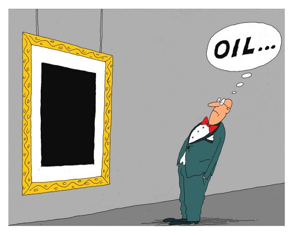 Карикатура: oil, михаил ларичев