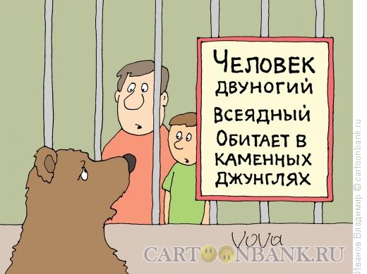 Карикатура: Зоопарк, Иванов Владимир