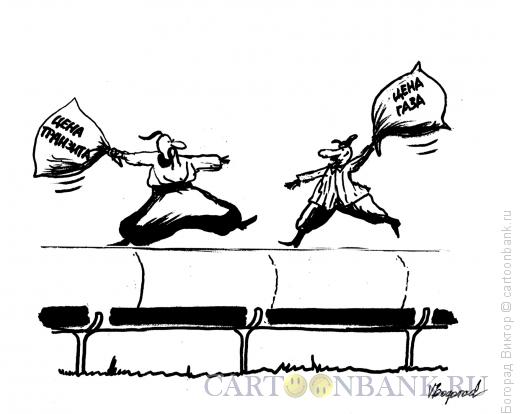 Карикатура: Народные забавы, Богорад Виктор