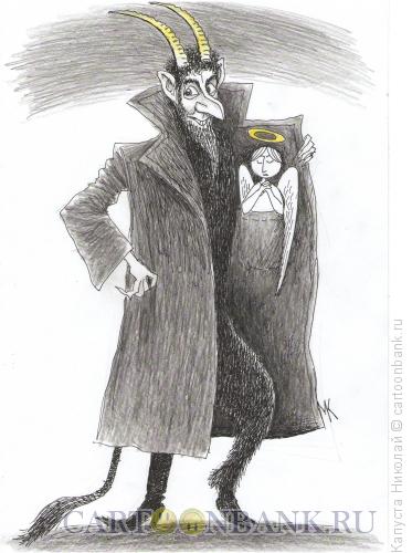 Карикатура: Дьявол, Капуста Николай