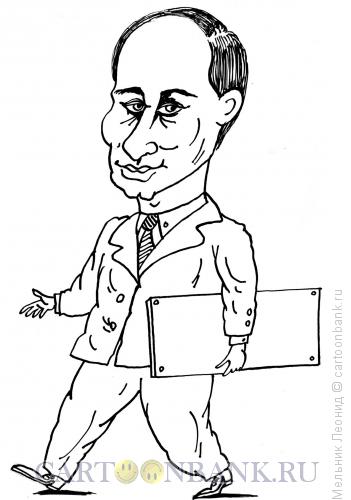 Карикатура: Путин Владимир Владимирович, Мельник Леонид