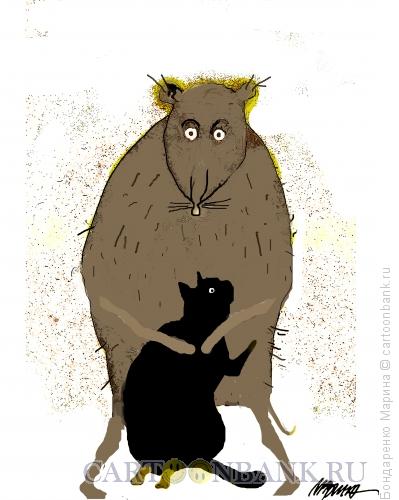 Карикатура: Кошка и Прощение Мышки, Бондаренко Марина