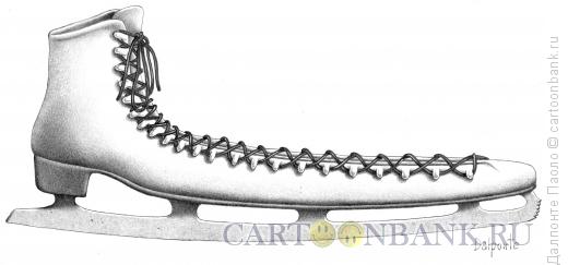 Карикатура: длинный-длинный конек, Далпонте Паоло