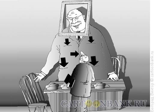 Карикатура: Коррупционер, Богорад Виктор