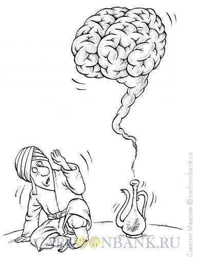 Карикатура: Волшебные мозги Алладина, Смагин Максим