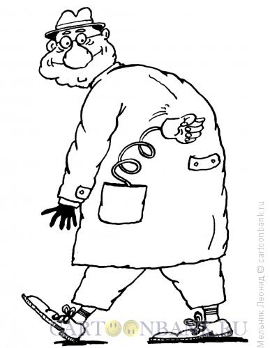 Карикатура: Фига в кармане, Мельник Леонид